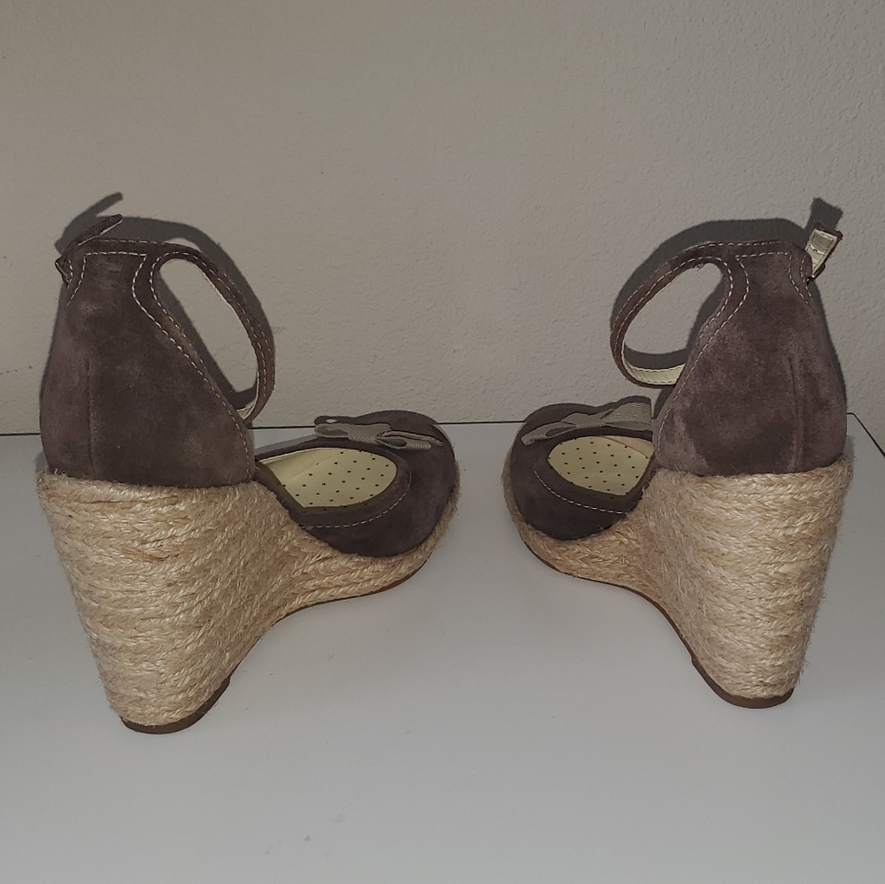ALDO brown espadrille wedges Size 39 - Picture 4 of 6